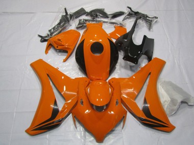 2008-2011 Honda CBR1000RR Motorcycle Fairings - Orange Glossy Black Canada