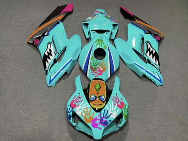2004-2005 Honda CBR1000RR Motorcycle Fairings - Teal Blue Orange Pink Black Shark Canada
