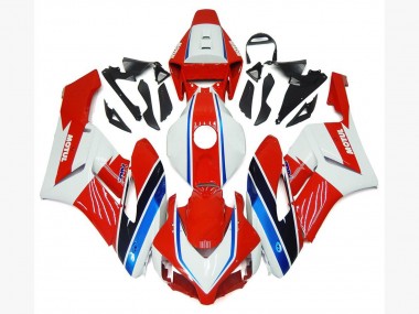 2004-2005 Honda CBR1000RR Motorcycle Fairings - White Red Blue Black Motul Canada