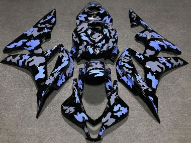 2007-2008 Honda CBR600RR Motorcycle Fairing - Blue Grey Camouflage Canada