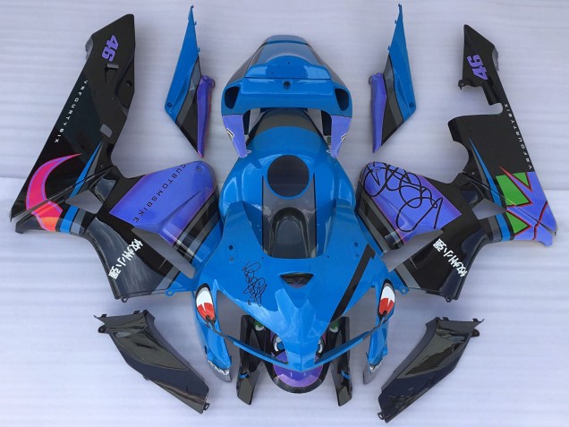 2005-2006 Honda CBR600RR Motorcycle Fairings - Blue Shark Canada