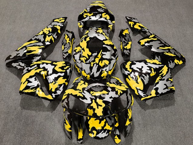 2005-2006 Honda CBR600RR Motorcycle Fairings - Camouflage Yellow Canada