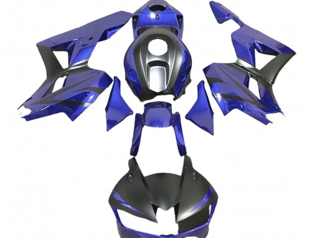 2013-2023 Honda CBR600RR Motorcycle Fairings - Blue Matte Black Canada