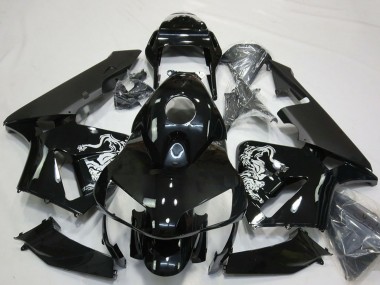 2003-2004 Honda CBR600RR Motorcycle Fairings - Glossy Black Special Design Canada