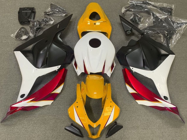 2009-2012 Honda CBR600RR Motorcycle Fairings - White Red Yellow Matte Black Canada