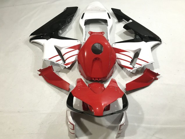2003-2004 Honda CBR600RR Motorcycle Fairings - White Red Glossy Black Canada
