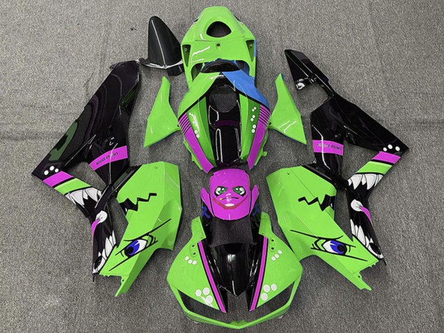 2013-2023 Honda CBR600RR Motorcycle Fairings - Green Blue Purple Glossy Black Shark Canada