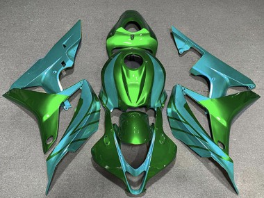 2007-2008 Honda CBR600RR Motorcycle Fairings - Green Teal Blue Canada