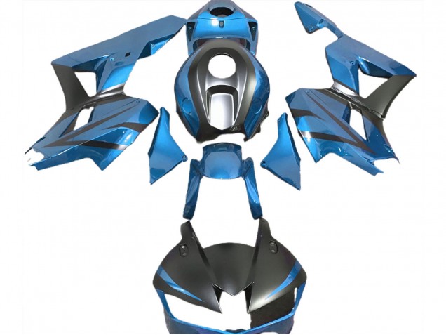 2013-2023 Honda CBR600RR Motorcycle Fairings - Light Blue Matte Black Canada
