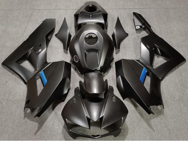 2013-2023 Honda CBR600RR Motorcycle Fairings - Matte Black Light Blue Canada