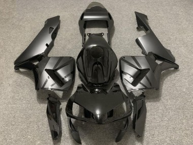 2003-2004 Honda CBR600RR Motorcycle Fairings - Glossy Black Matte Grey OEM Style Canada