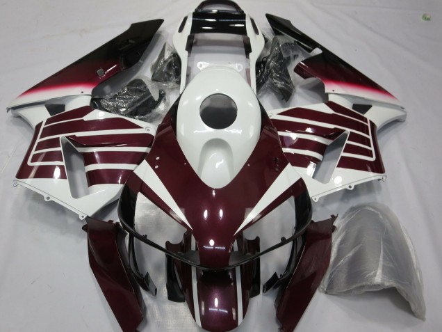 2003-2004 Honda CBR600RR Motorcycle Fairings - White Dark Purple Canada