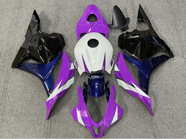 2009-2012 Honda CBR600RR Motorcycle Fairings - White Purple Blue Glossy Black Canada