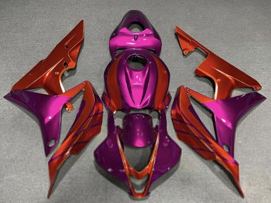 2007-2008 Honda CBR600RR Motorcycle Fairings - Violet Red Canada