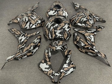 2009-2012 Honda CBR600RR Motorcycle Fairings - Tan Silver Camouflage Canada