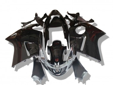 1996-2007 Honda CBR1100XX Blackbird Motorcycle Fairings - Glossy Black Grey Canada