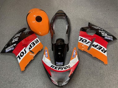 1996-2007 Honda CBR1100XX Blackbird Motorcycle Fairings - Orange White Red Glossy Black Repsol Canada