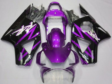 2002-2003 Honda CBR954RR Motorcycle Fairing - Purple Glossy Black Canada