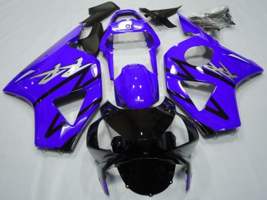2002-2003 Honda CBR954RR Motorcycle Fairings - Purple Glossy Black CBR Style Canada