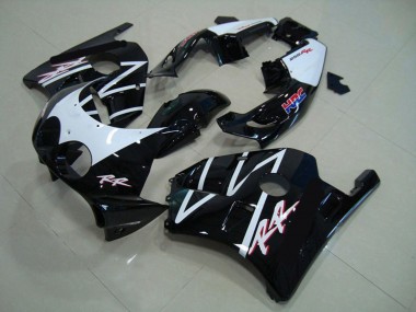 1990-1998 Honda CBR250RR Motorcycle Fairings - White Glossy Black HRC Canada