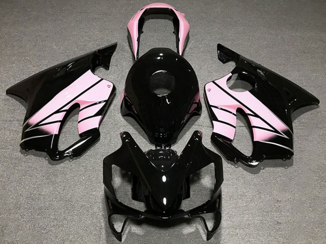 2004-2007 Honda CBR600 F4i Motorcycle Fairings - Pink Glossy Black Canada