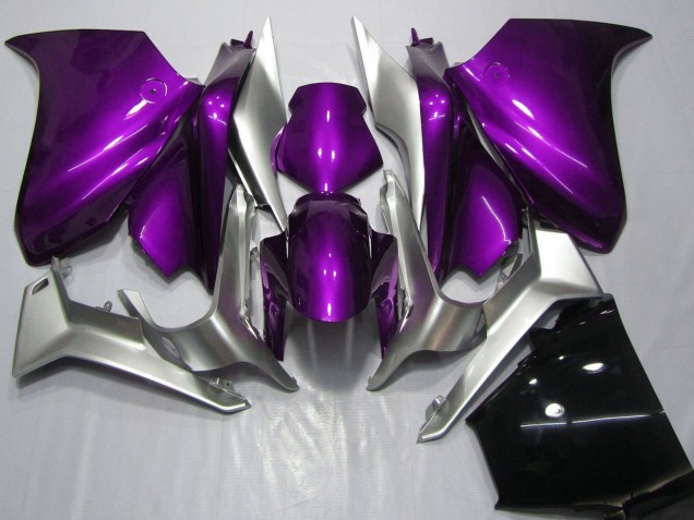 2010-2014 Honda VFR 1200 Motorcycle Fairings - Silver Purple Canada