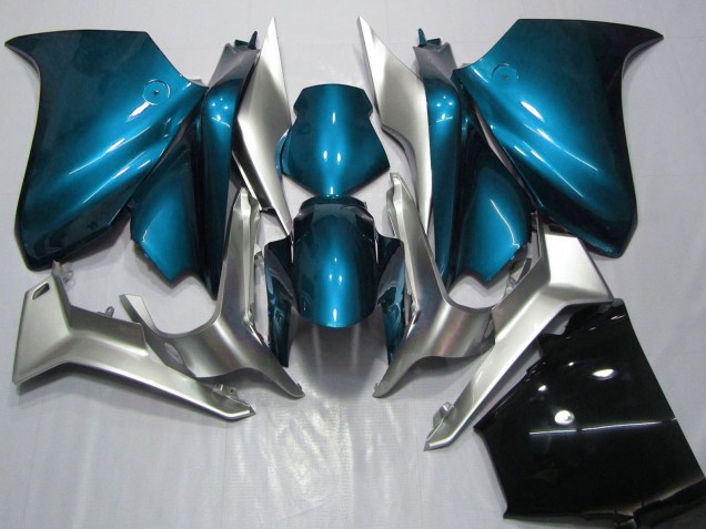 2010-2014 Honda VFR 1200 Motorcycle Fairings - Silver Light Blue Canada