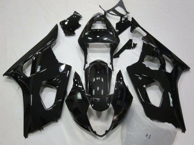 2003-2004 Suzuki GSXR 1000 Motorcycle Fairings - Glossy Black Canada