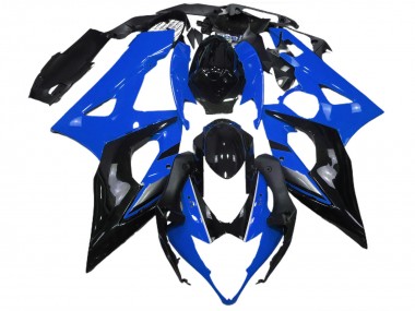 2005-2006 Suzuki GSXR 1000 Motorcycle Fairing - Blue Glossy Black Canada