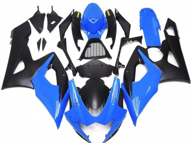 2005-2006 Suzuki GSXR 1000 Motorcycle Fairings - Blue Matte Black Yellow Canada