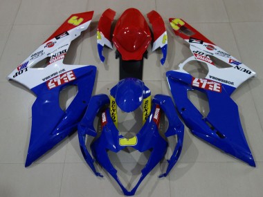 2005-2006 Suzuki GSXR 1000 Motorcycle Fairings - White Red Blue Yellow Canada