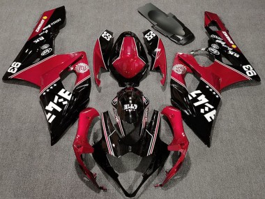 2005-2006 Suzuki GSXR 1000 Motorcycle Fairings - Red Glossy Black White Canada