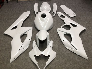 2005-2006 Suzuki GSXR 1000 Motorcycle Fairings - Glossy White Plain Canada