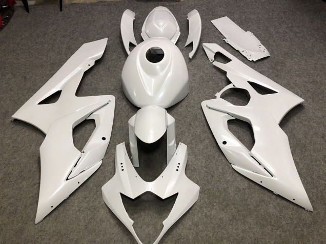 2005-2006 Suzuki GSXR 1000 Motorcycle Fairings - Glossy White Plain Canada