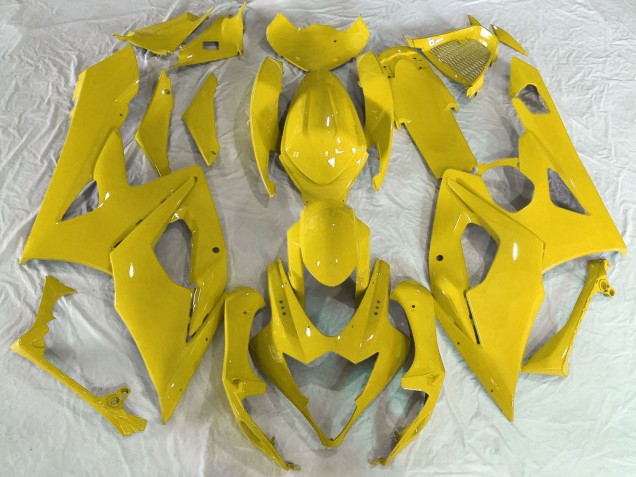 2005-2006 Suzuki GSXR 1000 Motorcycle Fairings - Glossy Yellow Canada
