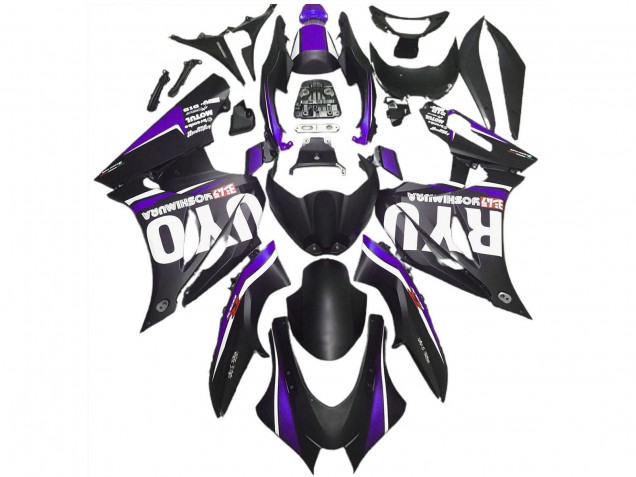 2017-2024 Suzuki GSXR 1000 Motorcycle Fairings - Matte Black Purple Canada