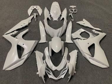 2009-2016 Suzuki GSXR 1000 Motorcycle Fairing - Glossy White Canada