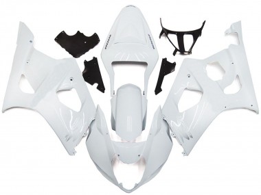 2003-2004 Suzuki GSXR 1000 Motorcycle Fairings - Glossy White Canada