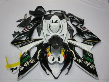2005-2006 Suzuki GSXR 1000 Motorcycle Fairings - White Black Yellow Red GREEN RockStar Canada