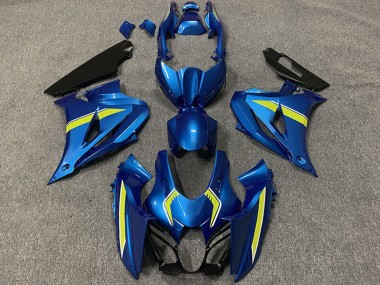 2017-2024 Suzuki GSXR 1000 Motorcycle Fairings - Blue Yellow Style Canada