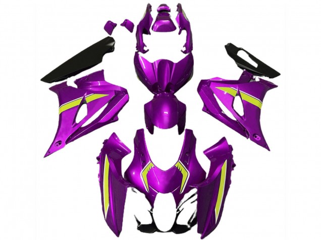 2017-2024 Suzuki GSXR 1000 Motorcycle Fairings - Pink Yellow Style Canada