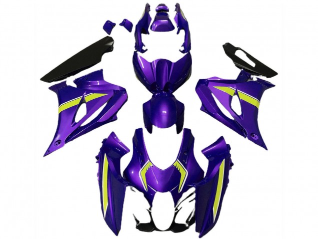 2017-2024 Suzuki GSXR 1000 Motorcycle Fairings - Purple Yellow Style Canada
