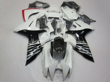 2011-2024 Suzuki GSXR 600 / GSXR 750 Motorcycle Fairings - White Glossy Black Red Canada