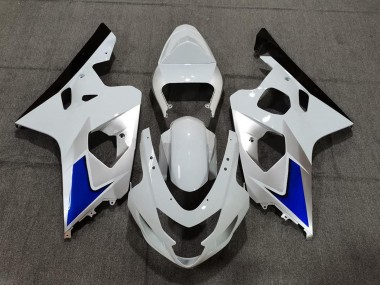 2004-2005 Suzuki GSXR 600 / GSXR 750 Motorcycle Fairing Kits - White Blue Black Canada