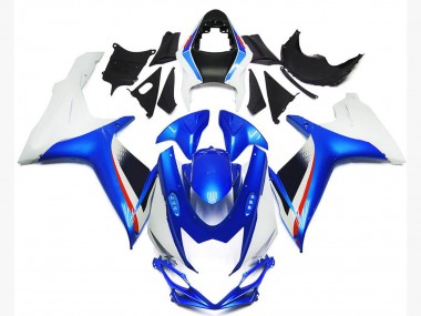 2011-2024 Suzuki GSXR 600 / GSXR 750 Motorcycle Fairings - White Blue Red Canada