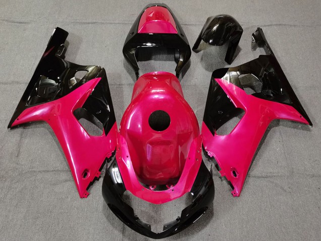 2001-2003 Suzuki GSXR 600 / GSXR 750 Motorcycle Fairings - Pink Glossy Black Canada