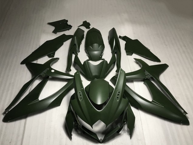 2008-2010 Suzuki GSXR 600 / GSXR 750 Motorcycle Fairings - Matte Green Canada
