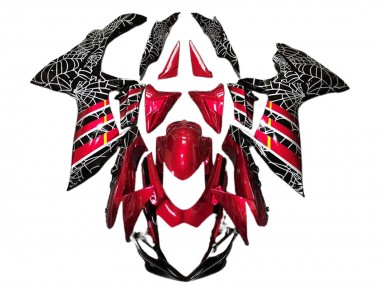 2011-2024 Suzuki GSXR 600 / GSXR 750 Motorcycle Fairings - Red Black Spider Canada