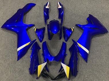 2011-2024 Suzuki GSXR 600 / GSXR 750 Abs Motorcycle Fairings - Blue White Yellow Canada