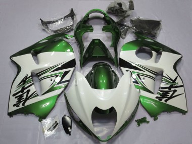 1996-2007 Suzuki GSXR 1300 Motorcycle Fairings - Glossy White Green Canada